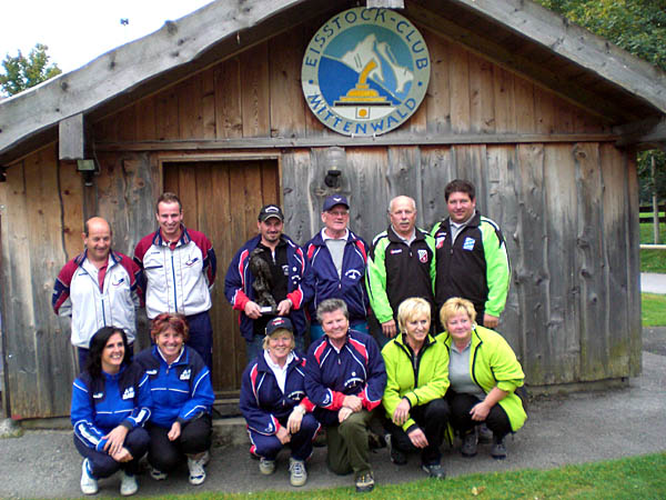 Die 3 Erstplatzierten unseres Mixed - Asphaltturnieres vom 21.09.08.