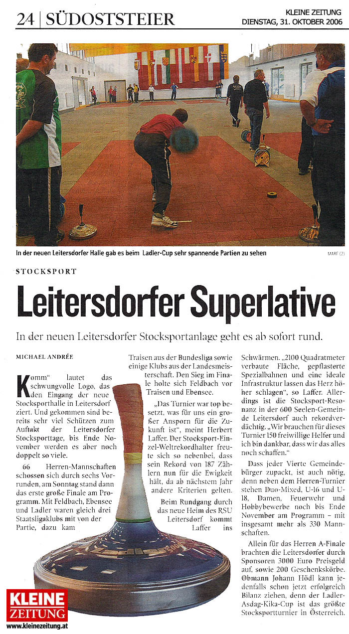 Bericht der Kleinen Zeitung