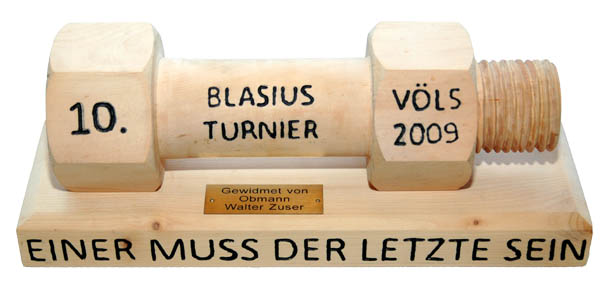 Einer mu immer der Letzte sein 