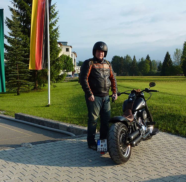 Anreise mit dem Motorrad 